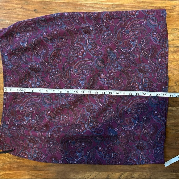 Le Suit Plum Blazer with Paisley Scarf Women’s Size 16P - Picture 4 of 8